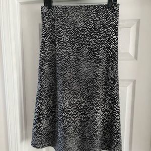 Loft, satin, midi pull on skirt